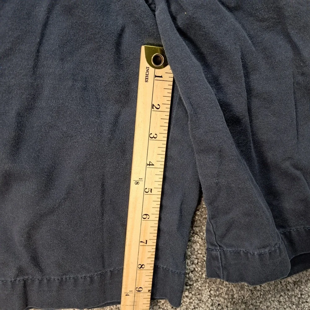 Merona Mens Navy Blue 100% Cotton Cargo Shorts Size‎ 38 Utility Pockets